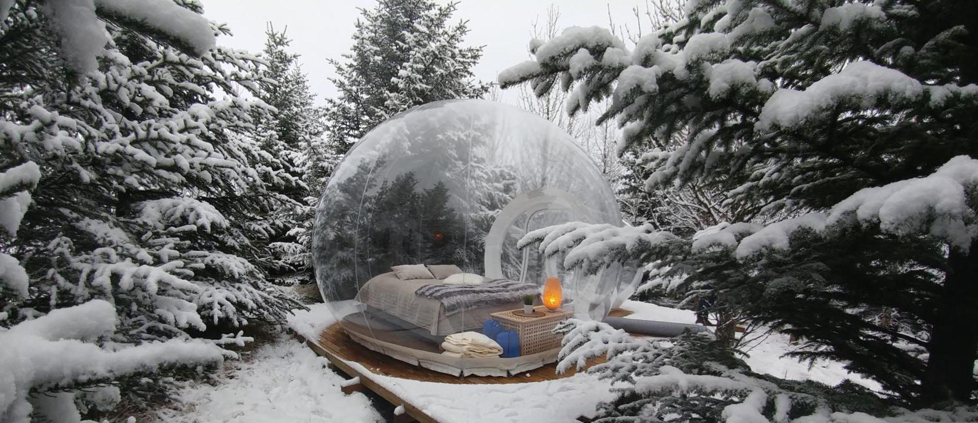Buubble Hotel - Oelvisholt Selfoss Exterior foto